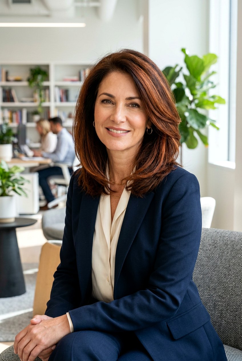 Copper Espresso Thick Hair - 20 mature women copper hair color ideas - 20 mature women copper hair color ideas