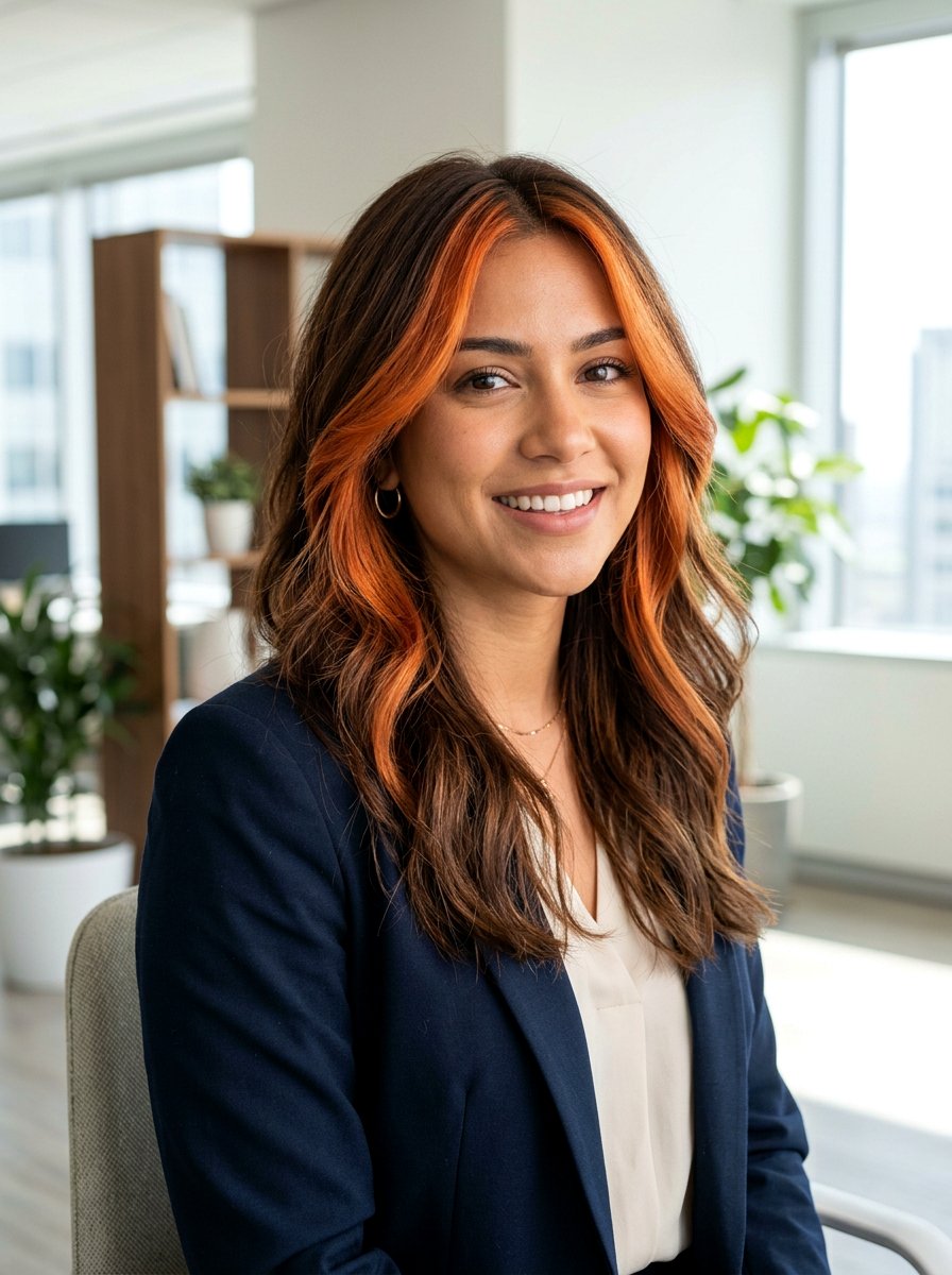 Copper Face Framing Layers - 20 trending copper hair ideas for women - 20 trending copper hair ideas for women