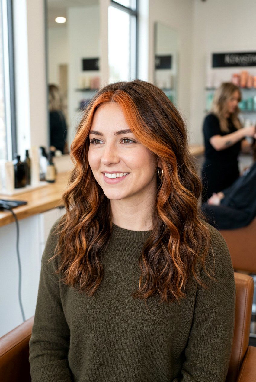 Copper Face Framing with Lowlights - 20 copper face framing pieces - 20 copper face framing pieces