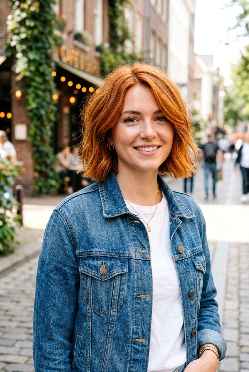 Copper Ginger Bob Haircut - 20 best hair color ideas for roundup posts - 20 best hair color ideas for roundup posts