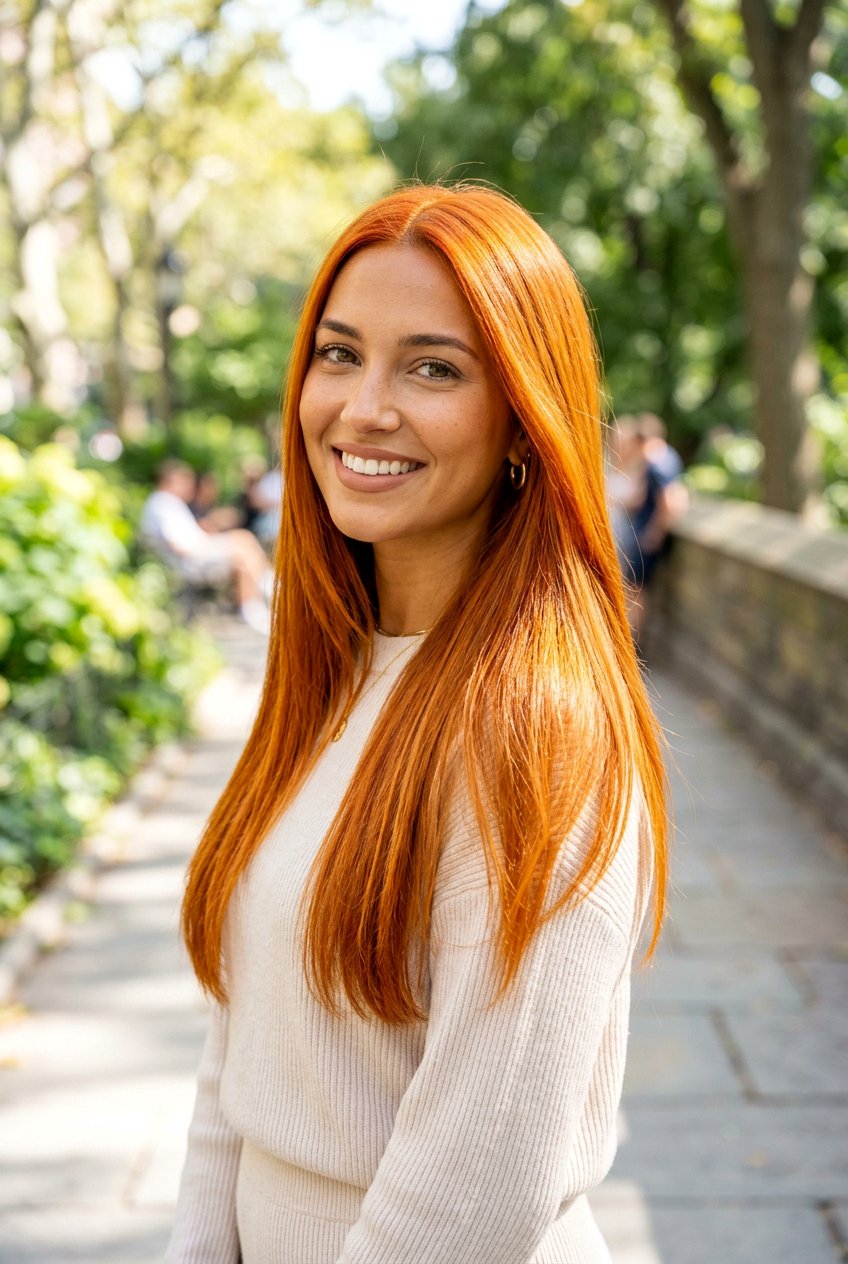 Copper Hair Color - 20 hair color ideas for tan skin - 20 hair color ideas for tan skin