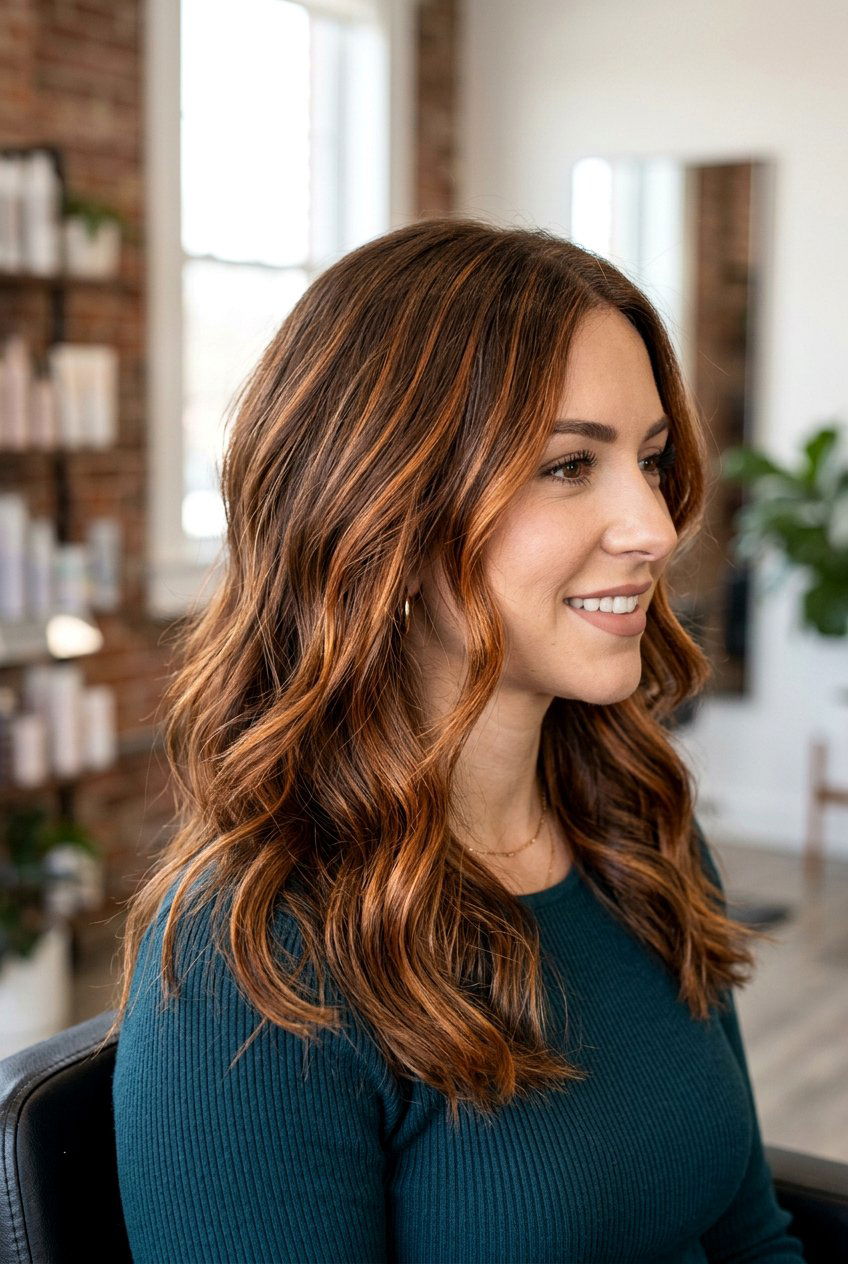 Copper Highlights On Brown Hair - 20 natural looking highlights for brown hair - 20 natural looking highlights for brown hair