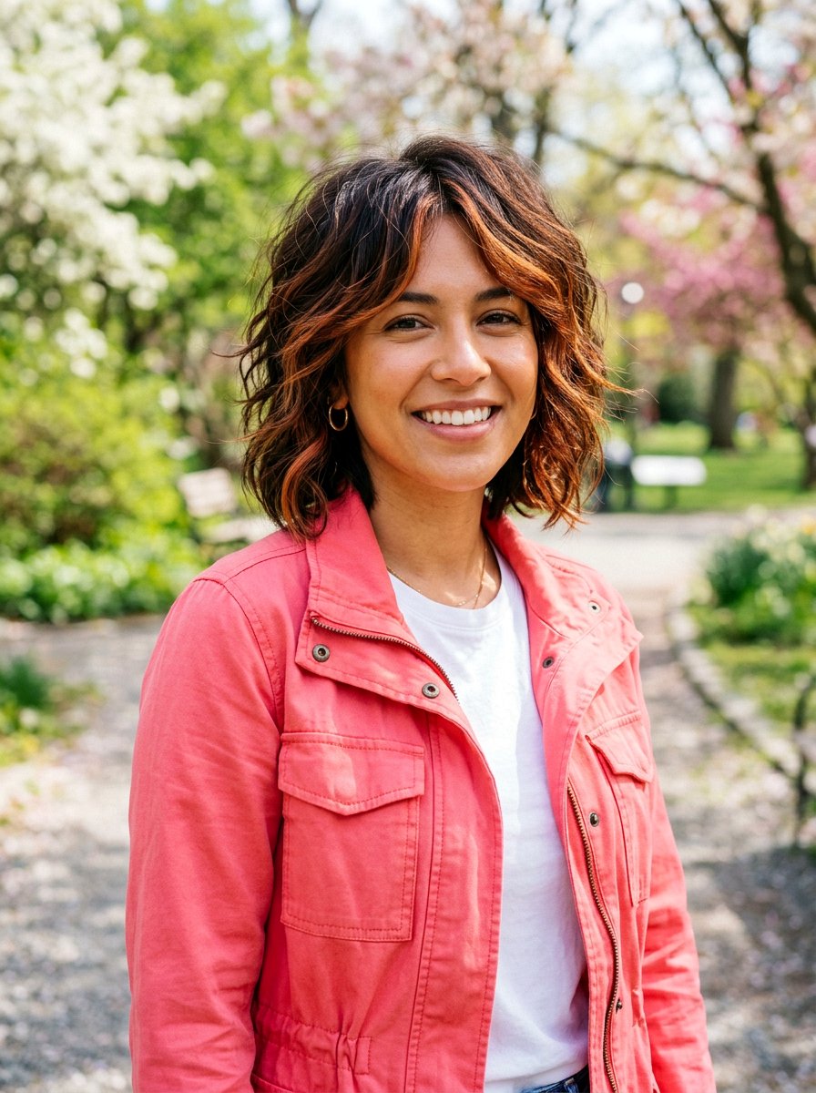 Copper Highlights On Dark Brown Hair - 20 spring highlights for dark brown hair - 20 spring highlights for dark brown hair