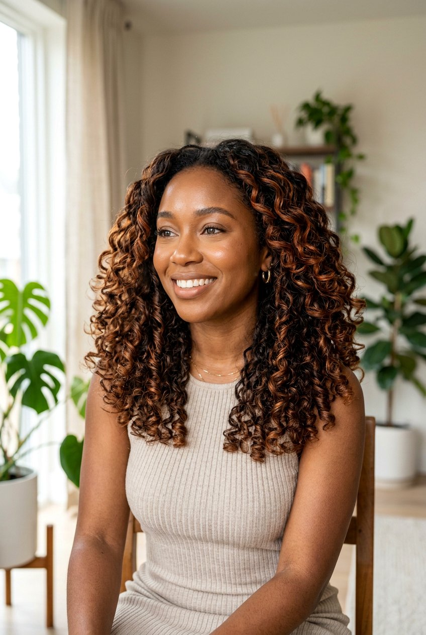 Copper Highlights On Dark Brown Hair For Brown Skin - 20 copper hair color for brown skin - 20 copper hair color for brown skin