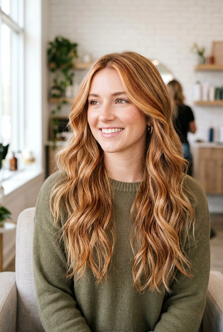 Copper Highlights on Blonde Hair - 20 rich copper hair color - 20 rich copper hair color