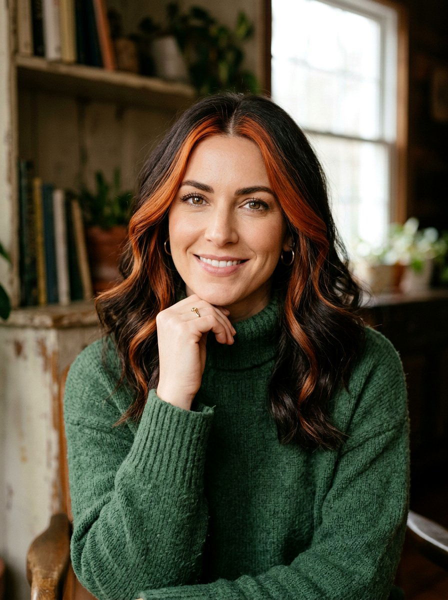 Copper Money Piece - 20 subtle money piece for mature women - 20 subtle money piece for mature women