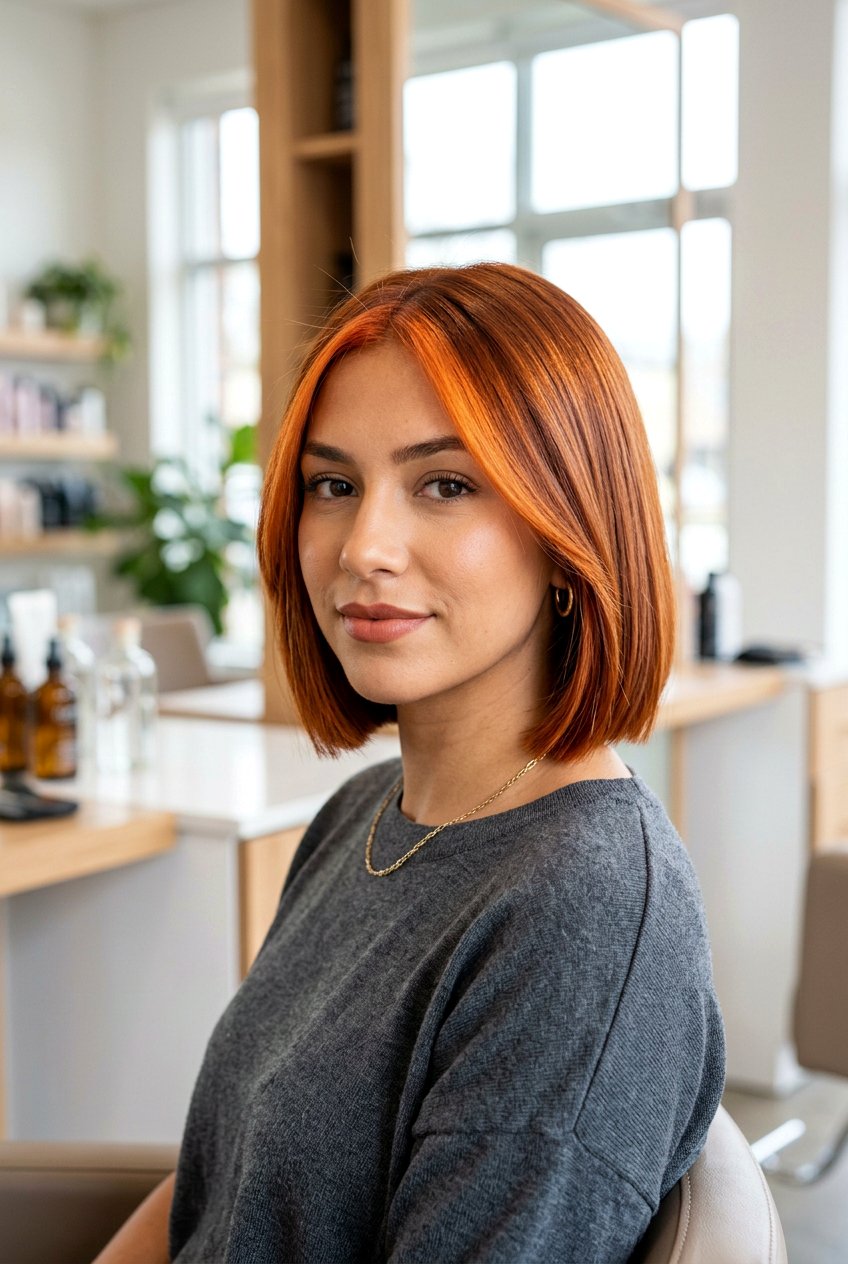 Copper Money Piece Bob - 20 copper money piece hair - 20 copper money piece hair