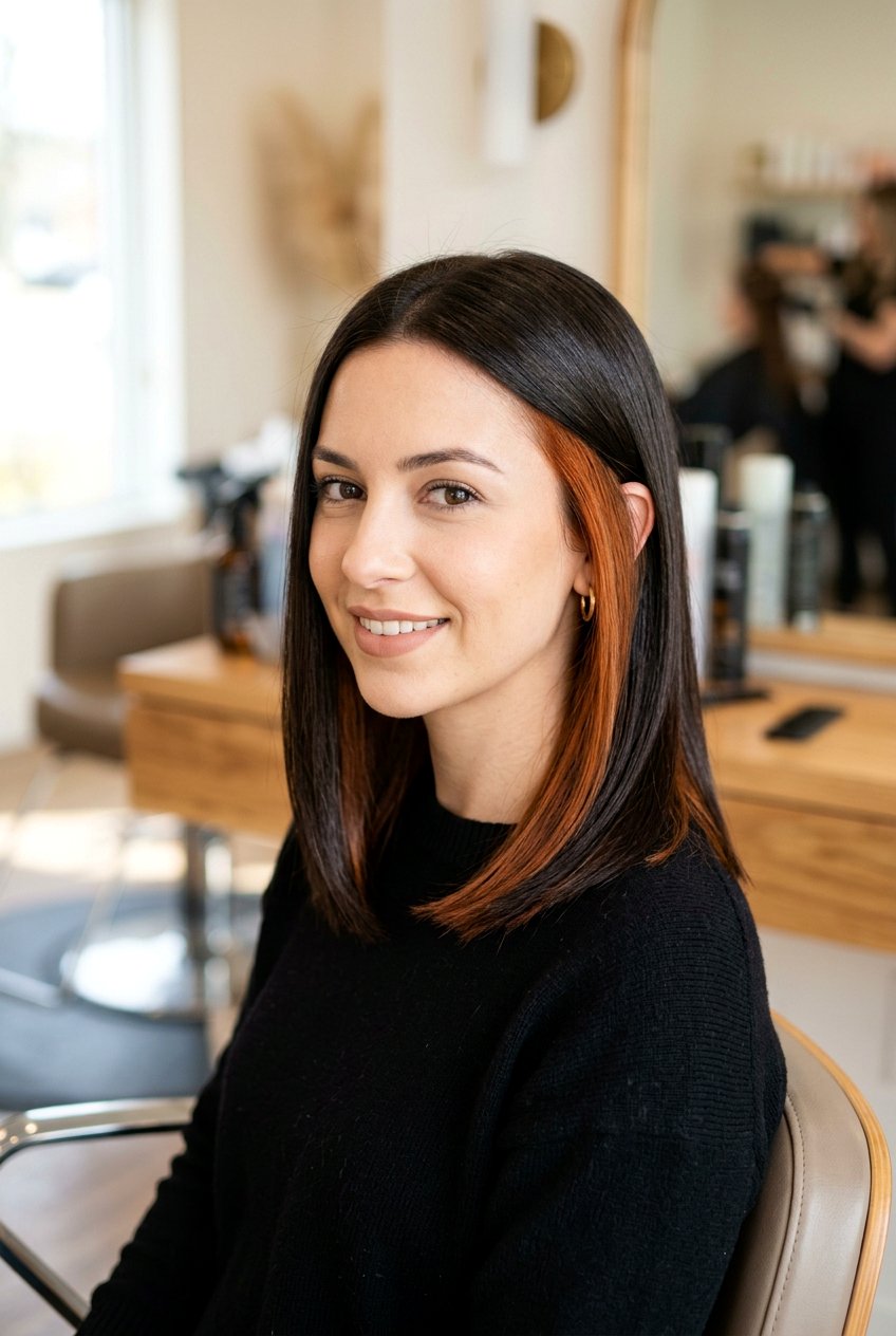 Copper Peekaboo Face Framing Pieces - 20 copper face framing pieces - 20 copper face framing pieces