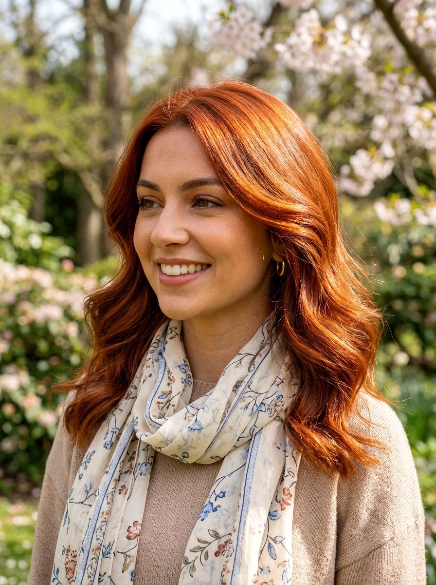 Copper Penny Gloss On Brown Hair - 20 copper gloss hair color for brunettes - 20 copper gloss hair color for brunettes