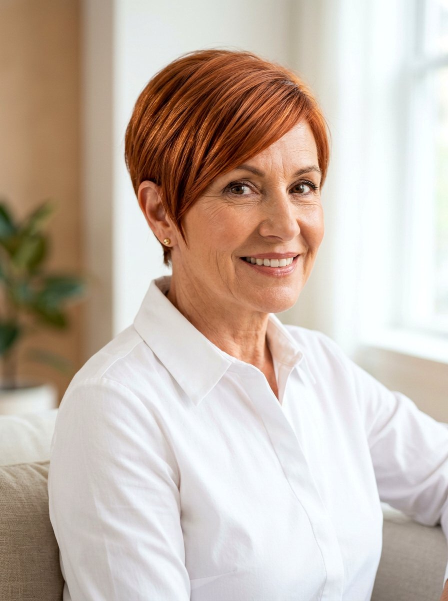 Copper Penny Hair Color On Short Hair - 20 copper refresh for mature women - 20 copper refresh for mature women