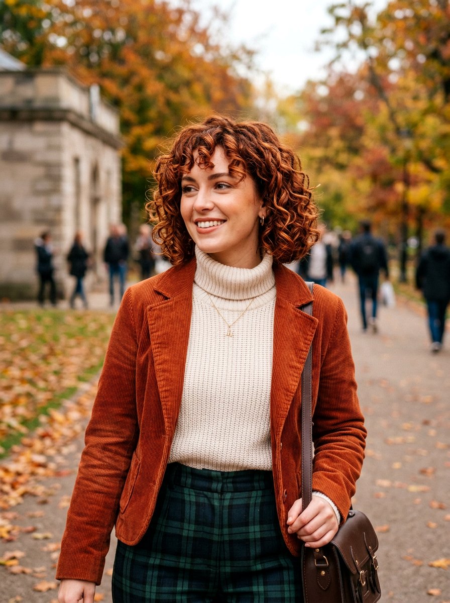 Copper Penny Red Balayage Curly Bob - 20 red balayage for curly bob - 20 red balayage for curly bob