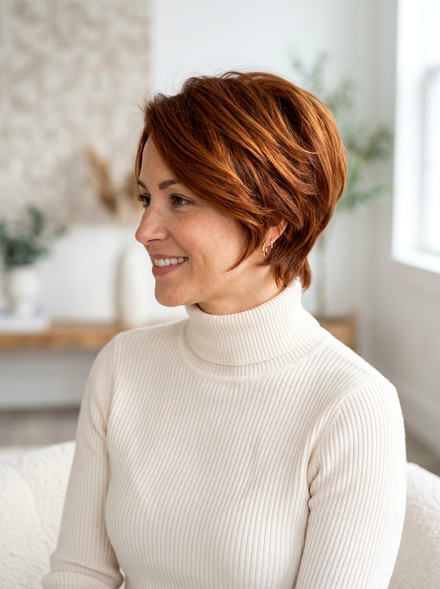 Copper Pixie Bob - 20 copper pixie hair color ideas - 20 copper pixie hair color ideas