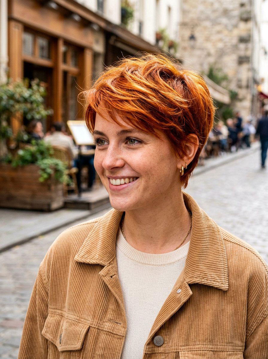 Copper Pixie Hair Color - 20 pixie hair color ideas for mature women - 20 pixie hair color ideas for mature women