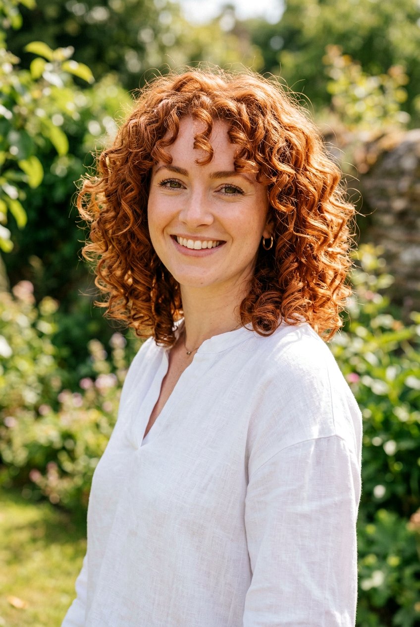 Copper Red Curly Bob - 20 hair color ideas for curly bob hair - 20 hair color ideas for curly bob hair