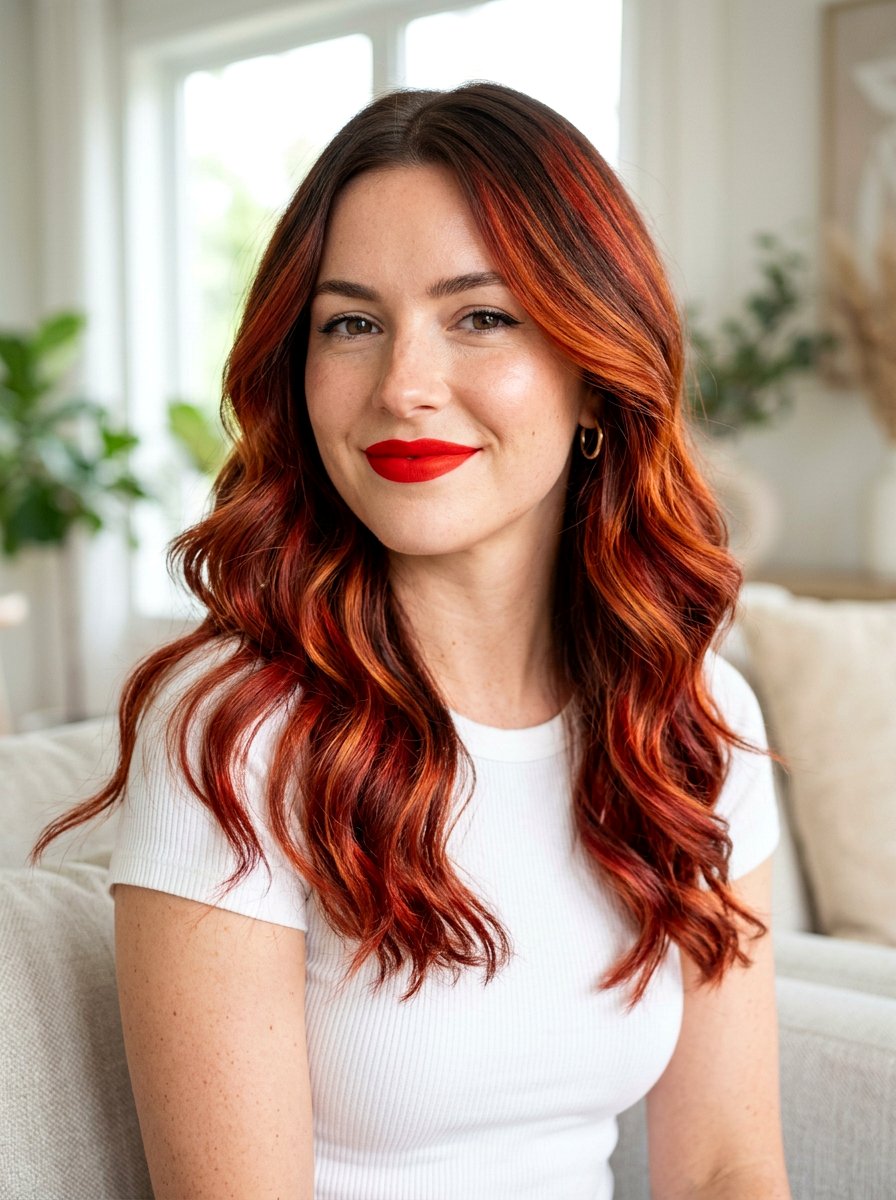 Copper Red Gloss On Brown Hair - 20 copper gloss hair color for brunettes - 20 copper gloss hair color for brunettes