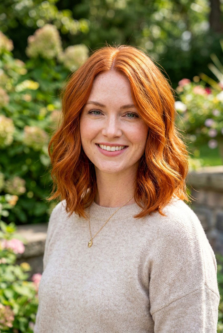 Copper Red Hair - 20 hair color ideas for gray coverage - 20 hair color ideas for gray coverage