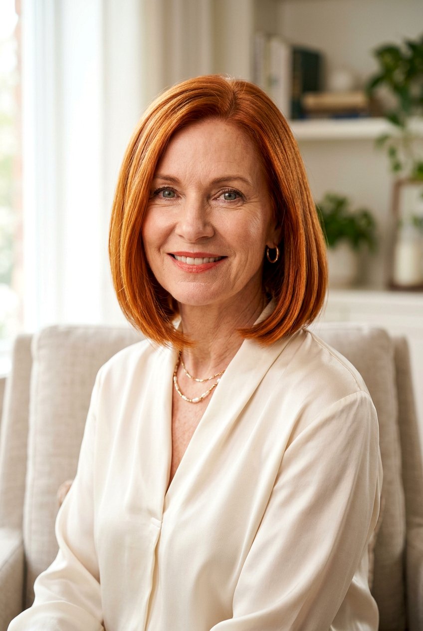 Copper Red Hair Color - 20 hair color ideas for women over 50 - 20 hair color ideas for women over 50