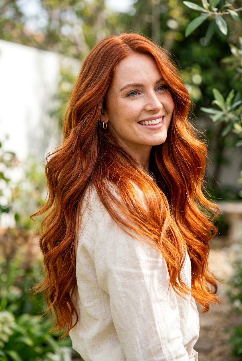 Copper Red Hair Long Hair - 20 hair color ideas for long hair - 20 hair color ideas for long hair