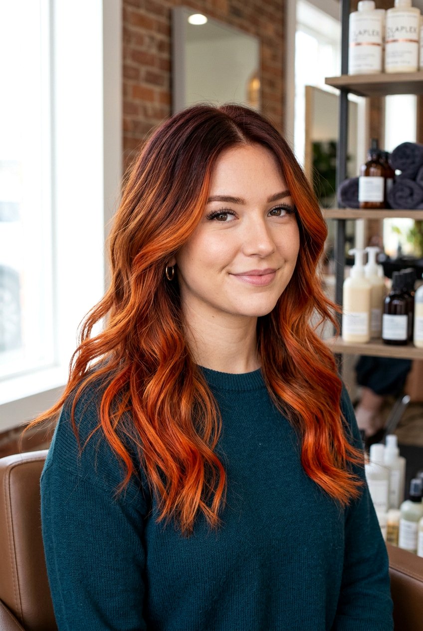 Copper Root Melt - 20 root melt hair color - 20 root melt hair color