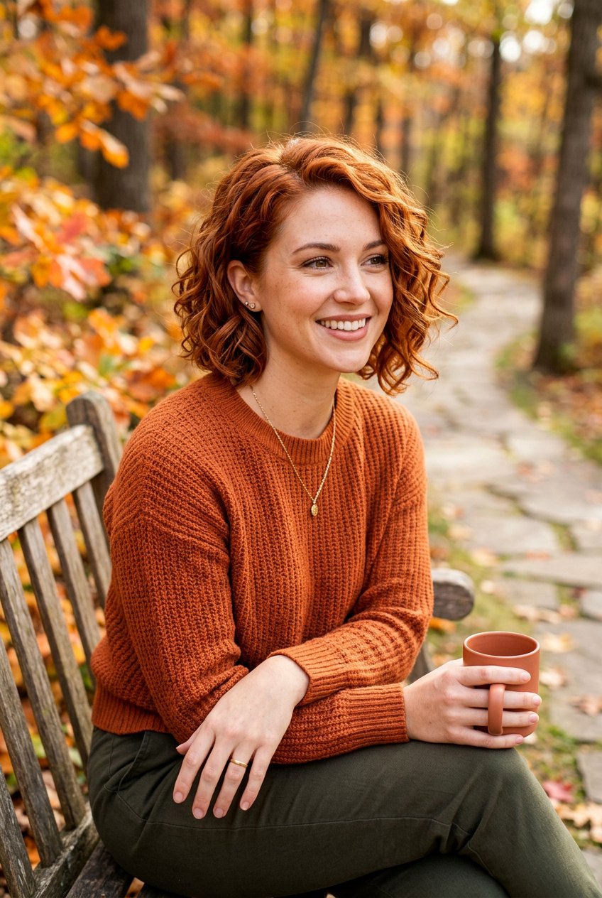 Copper Short Bob - 20 hair color ideas for short bob hair - 20 hair color ideas for short bob hair