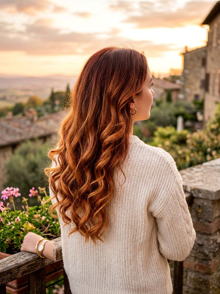 Copper Sunset Ombre Hair - 20 sunset ombre hair color - 20 sunset ombre hair color