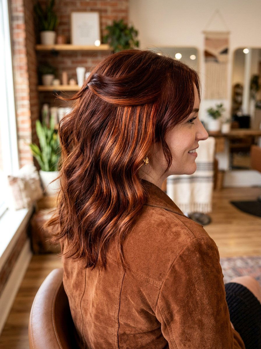 Copper and Bronze Holographic Peekaboo - 20 holographic peekaboo hair - 20 holographic peekaboo hair