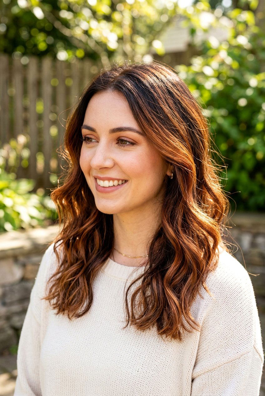 Copper balayage - 20 copper hair color ideas - 20 copper hair color ideas