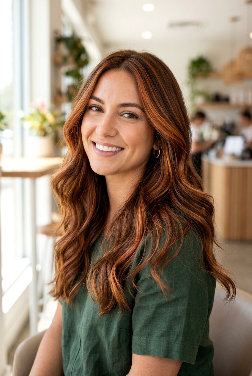 Copper brown hair with highlights - 20 copper brown hair color - 20 copper brown hair color