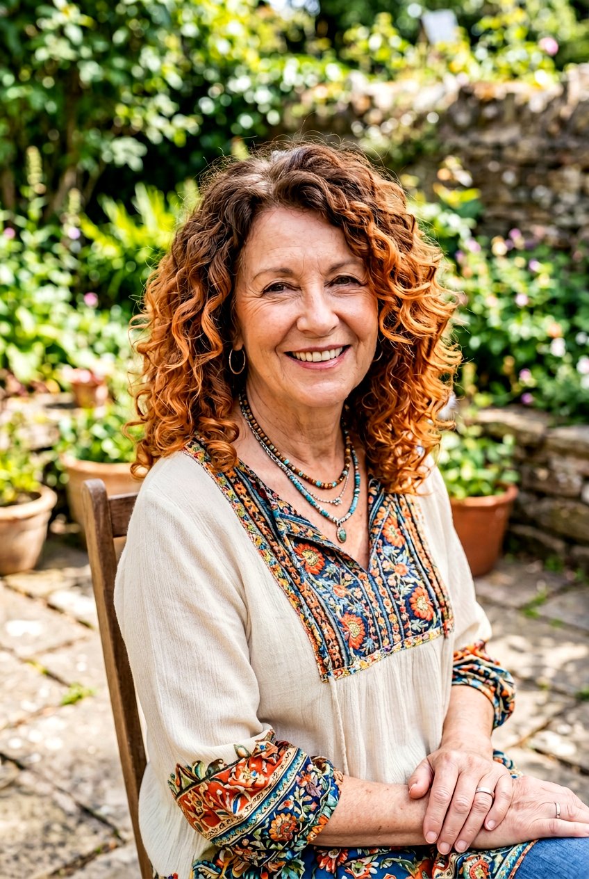 Copper brown melt - 20 soft auburn hair color for older women - 20 soft auburn hair color for older women