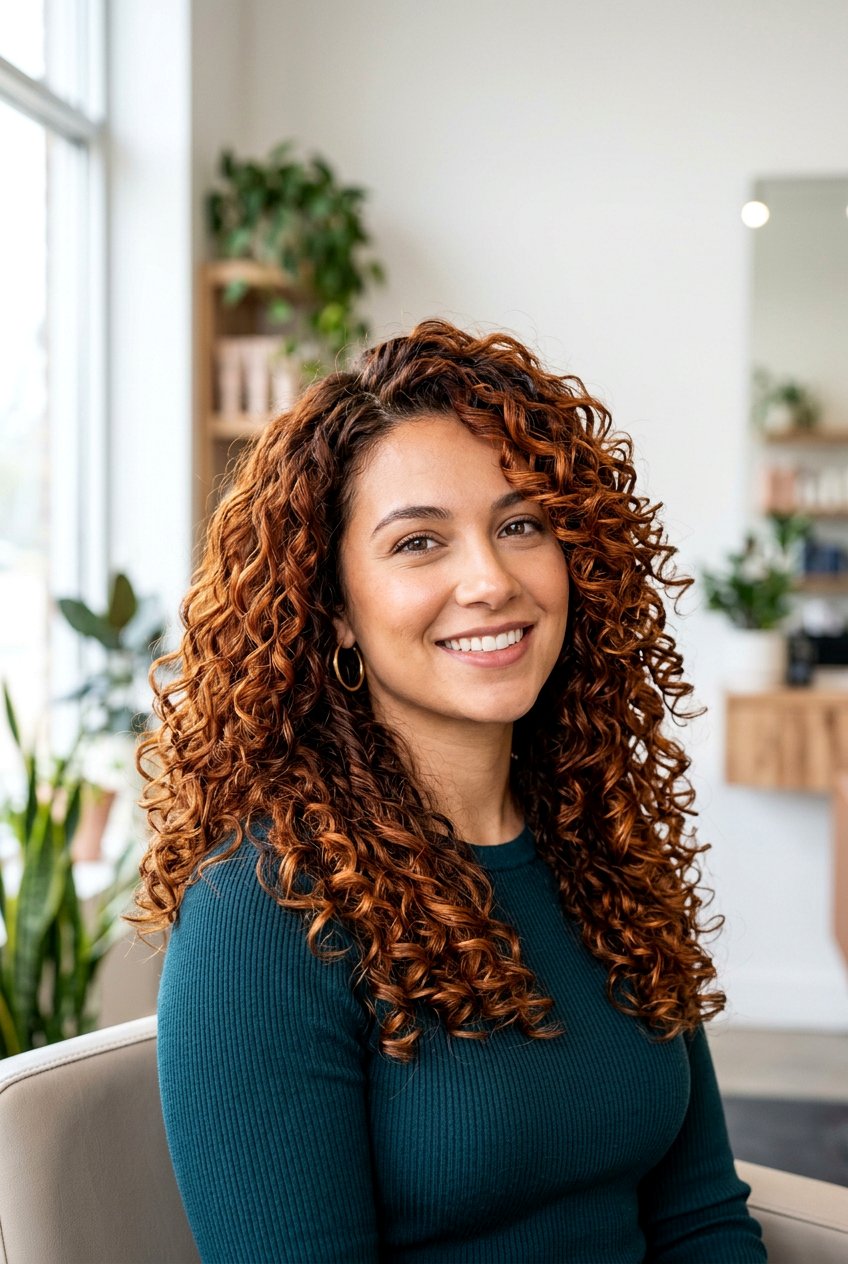 Copper brunette - 20 brunette hair color ideas for fall - 20 brunette hair color ideas for fall