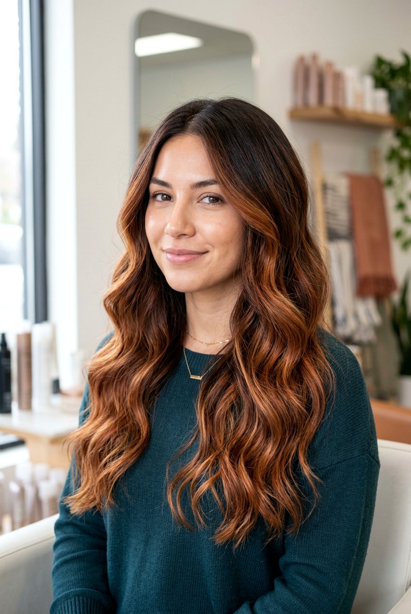 Copper caramel balayage dark brown hair - 20 caramel balayage on dark brown hair - 20 caramel balayage on dark brown hair