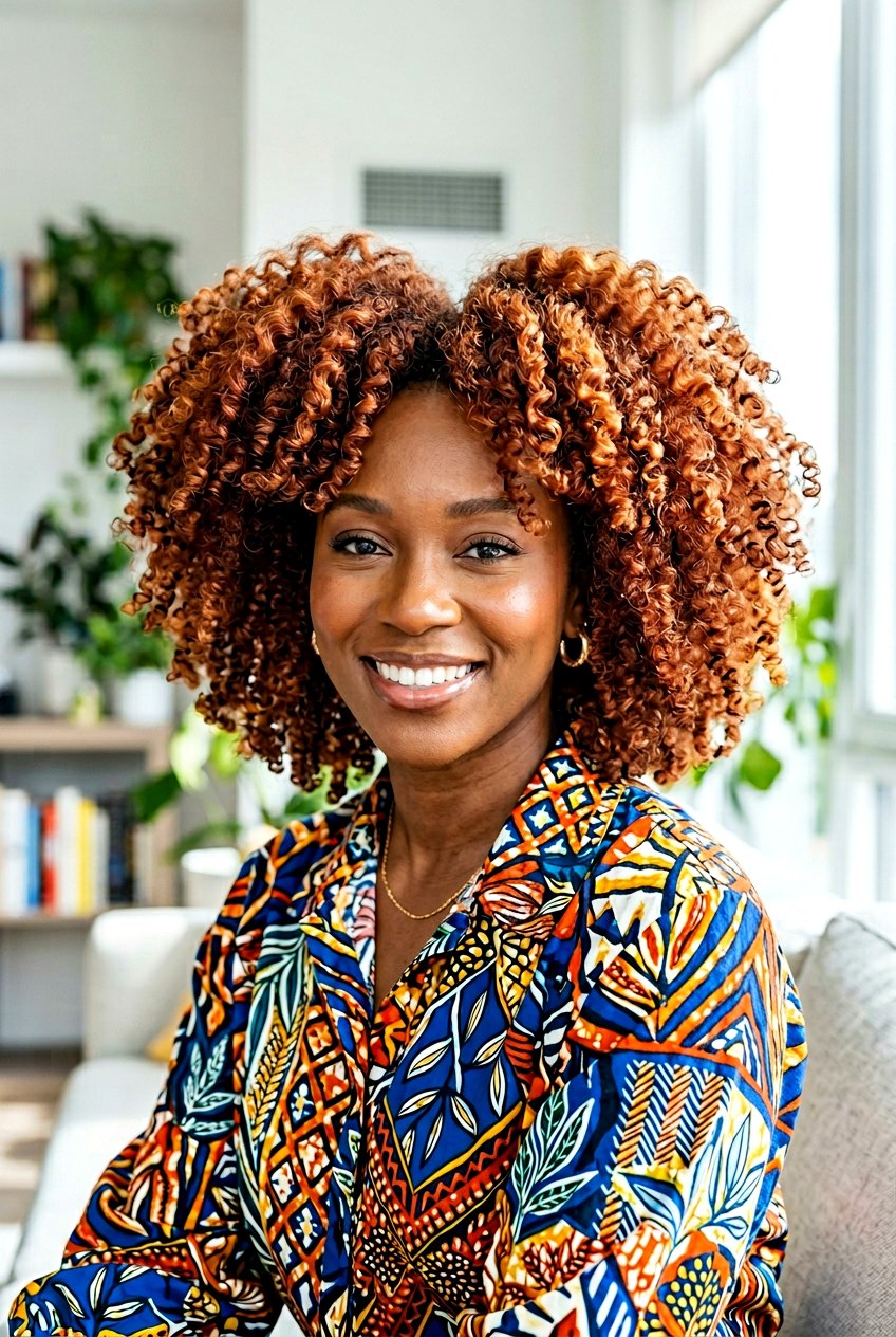 Copper coil out twa - 20 copper twa hairstyle - 20 copper twa hairstyle