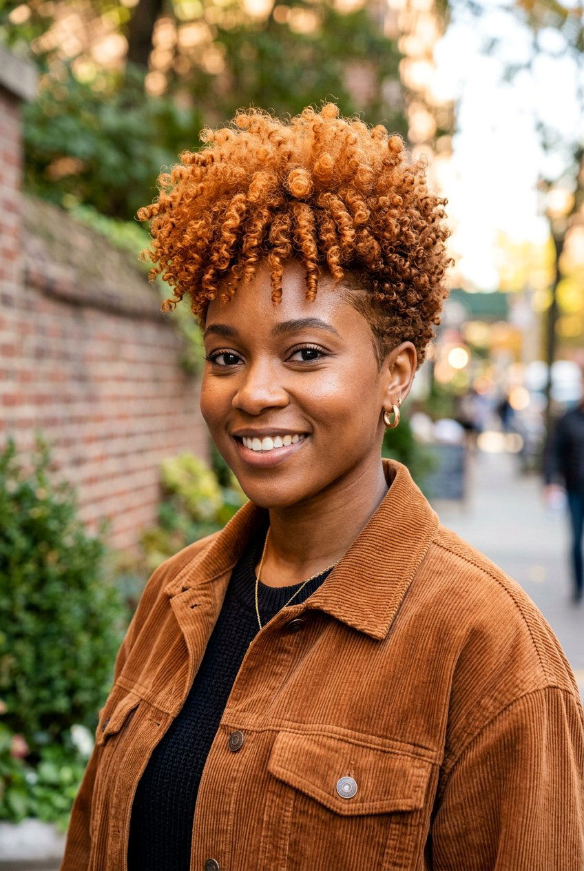 20 Stylish Curly Tapered Fro Hairstyle Ideas to Try Now