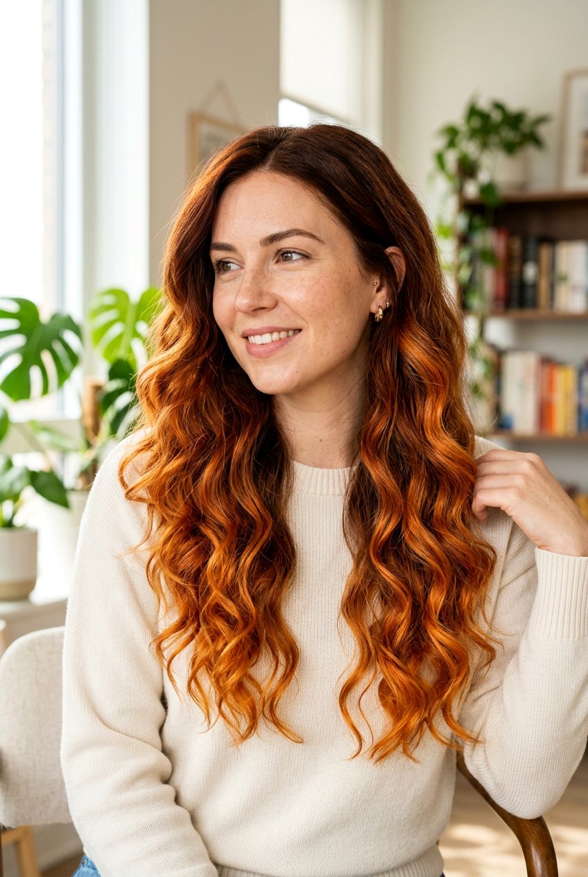 Copper ombre hair - 20 ombre hair color ideas - 20 ombre hair color ideas