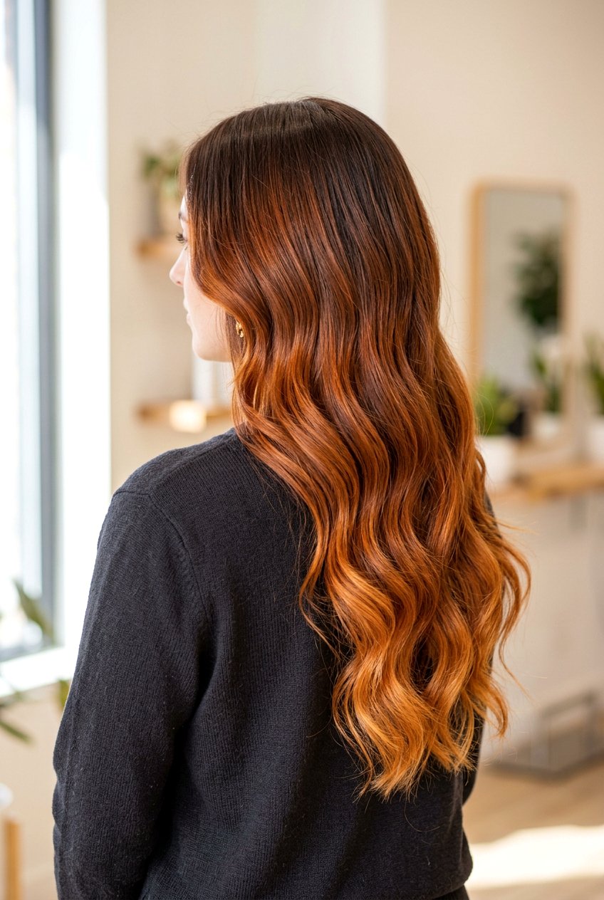 Copper ombre hair - 20 copper hair color ideas - 20 copper hair color ideas