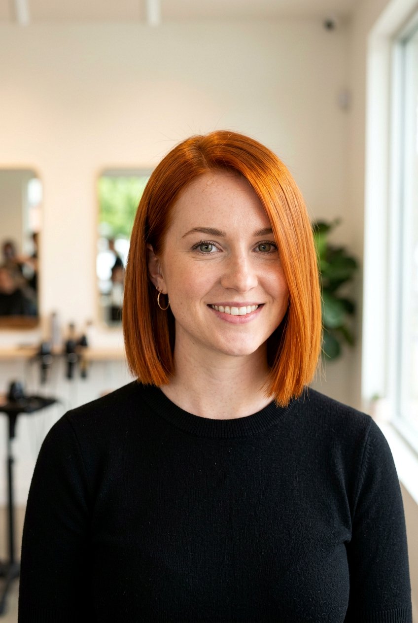 Copper red bob haircut - 20 hair color ideas for short hair - 20 hair color ideas for short hair