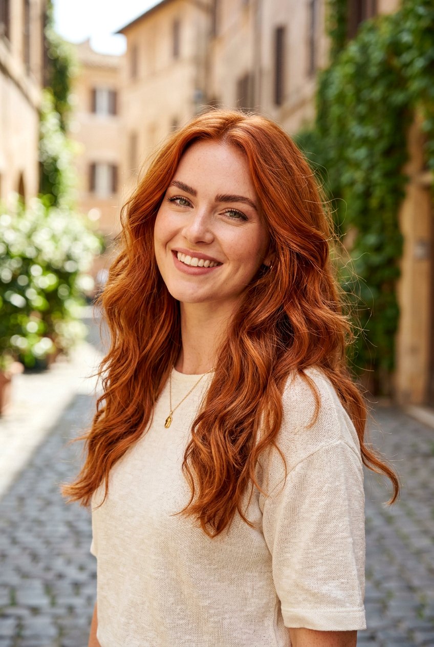 Copper red hair - 20 copper hair color ideas - 20 copper hair color ideas