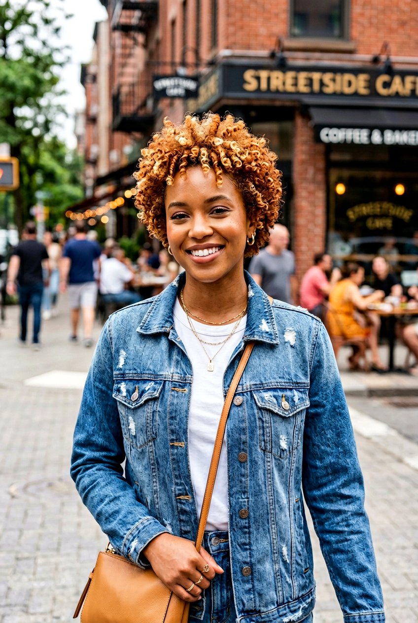 Copper twa with blonde highlights - 20 copper twa hairstyle - 20 copper twa hairstyle