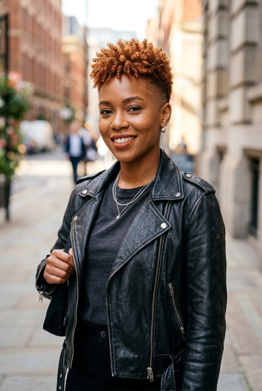 Copper twa with shaved sides - 20 copper twa hairstyle - 20 copper twa hairstyle