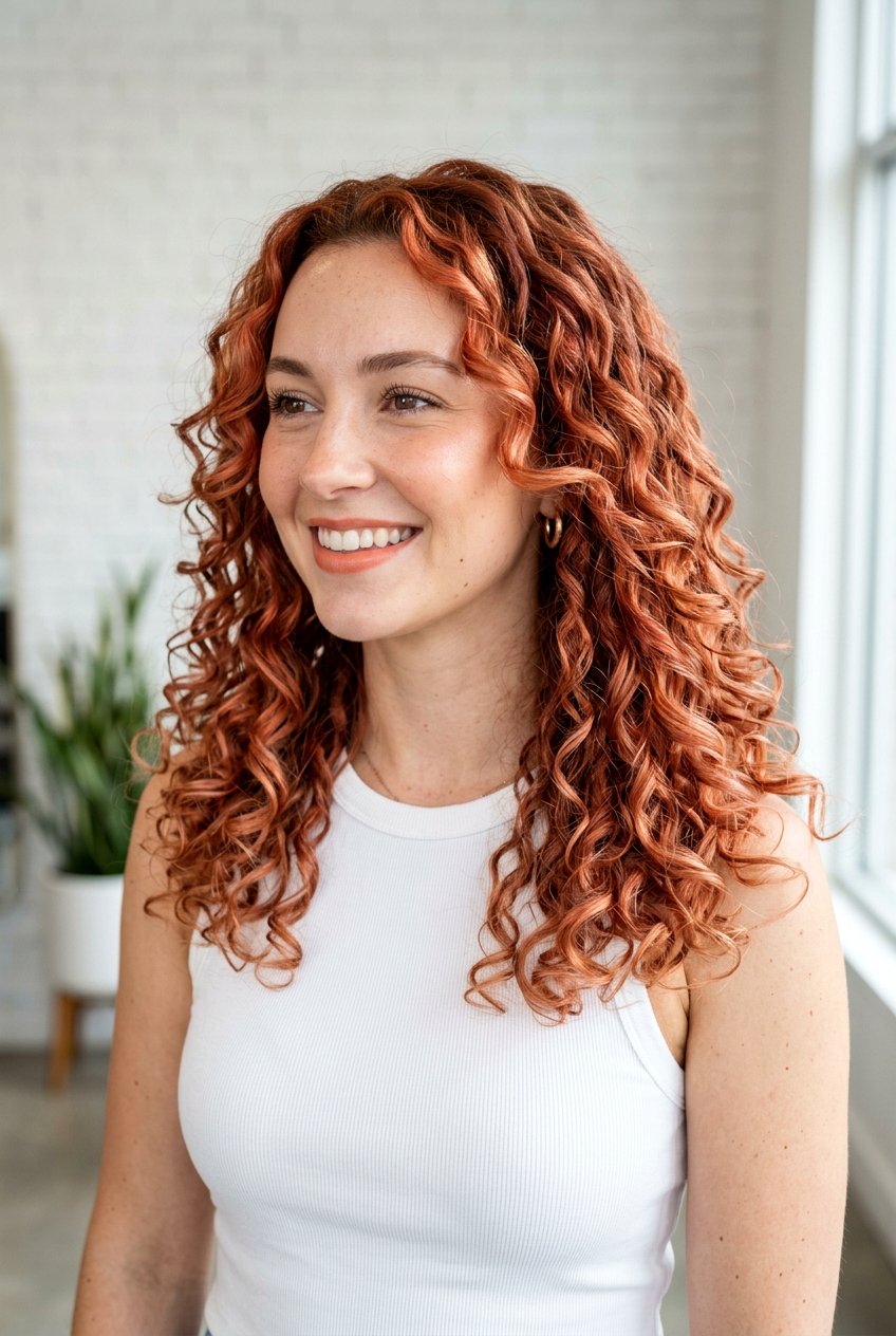 Coral Copper Hair Color On Curly Hair - 20 coral copper hair color - 20 coral copper hair color