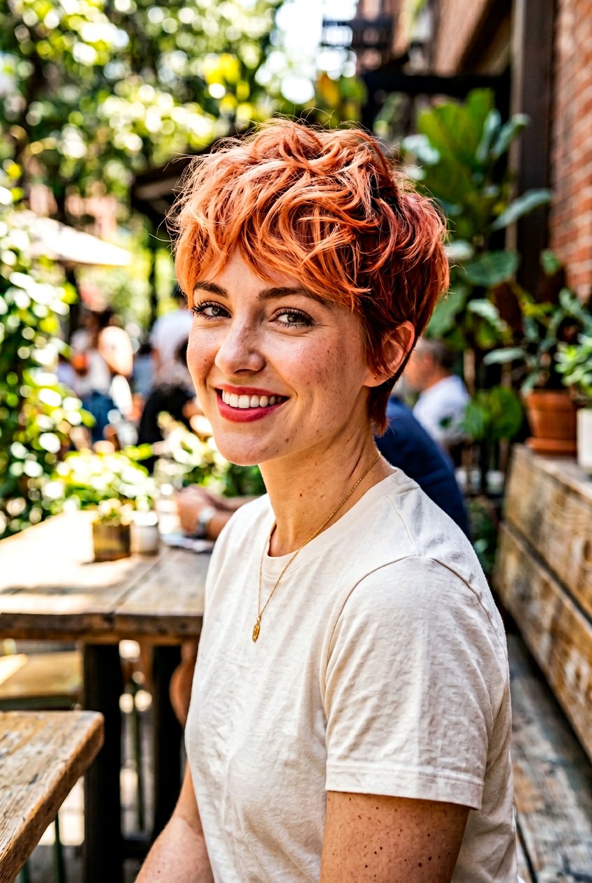 Coral Copper Hair Color On Short Hair - 20 coral copper hair color - 20 coral copper hair color