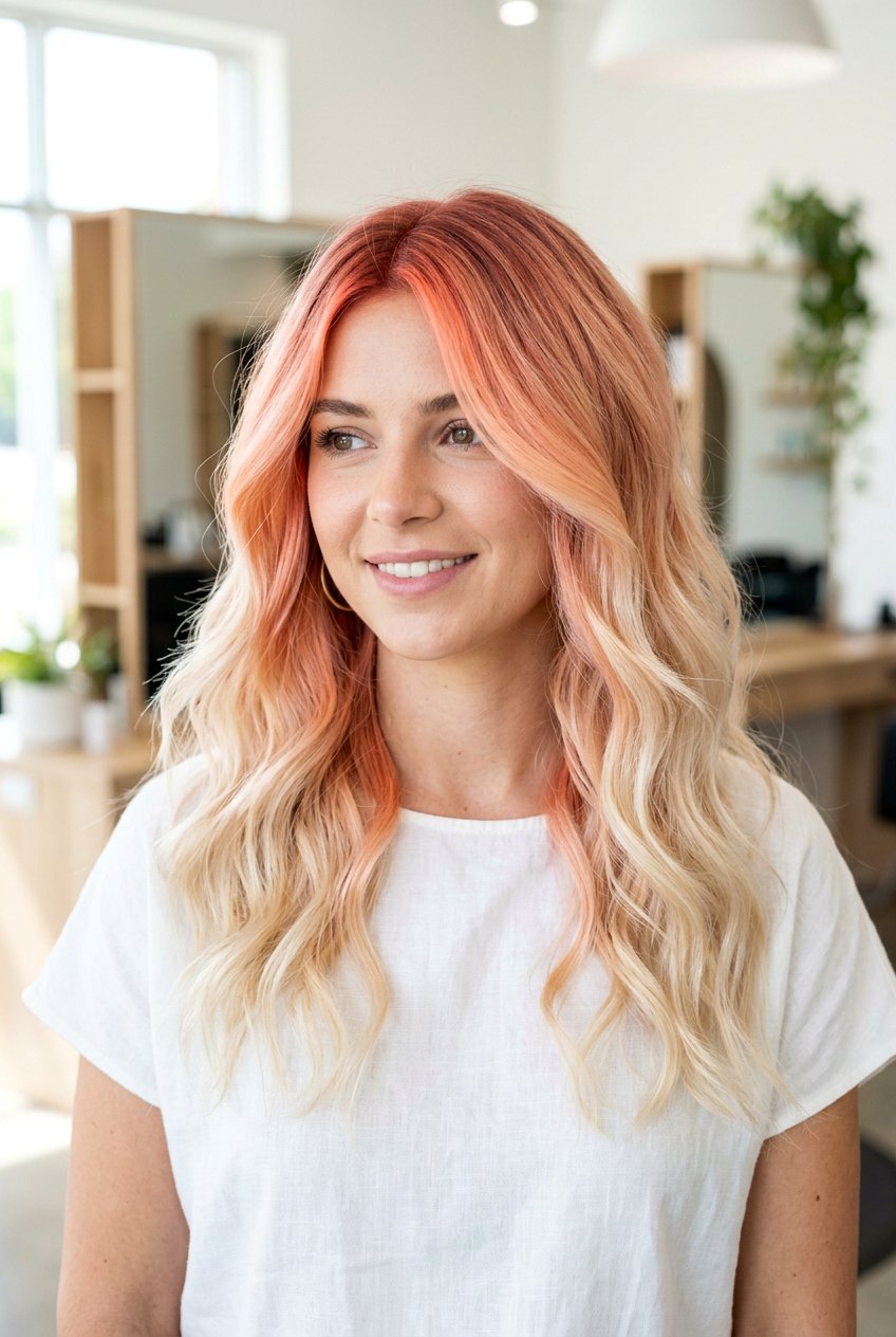Coral Roots Hair - 20 coral hair color ideas - 20 coral hair color ideas