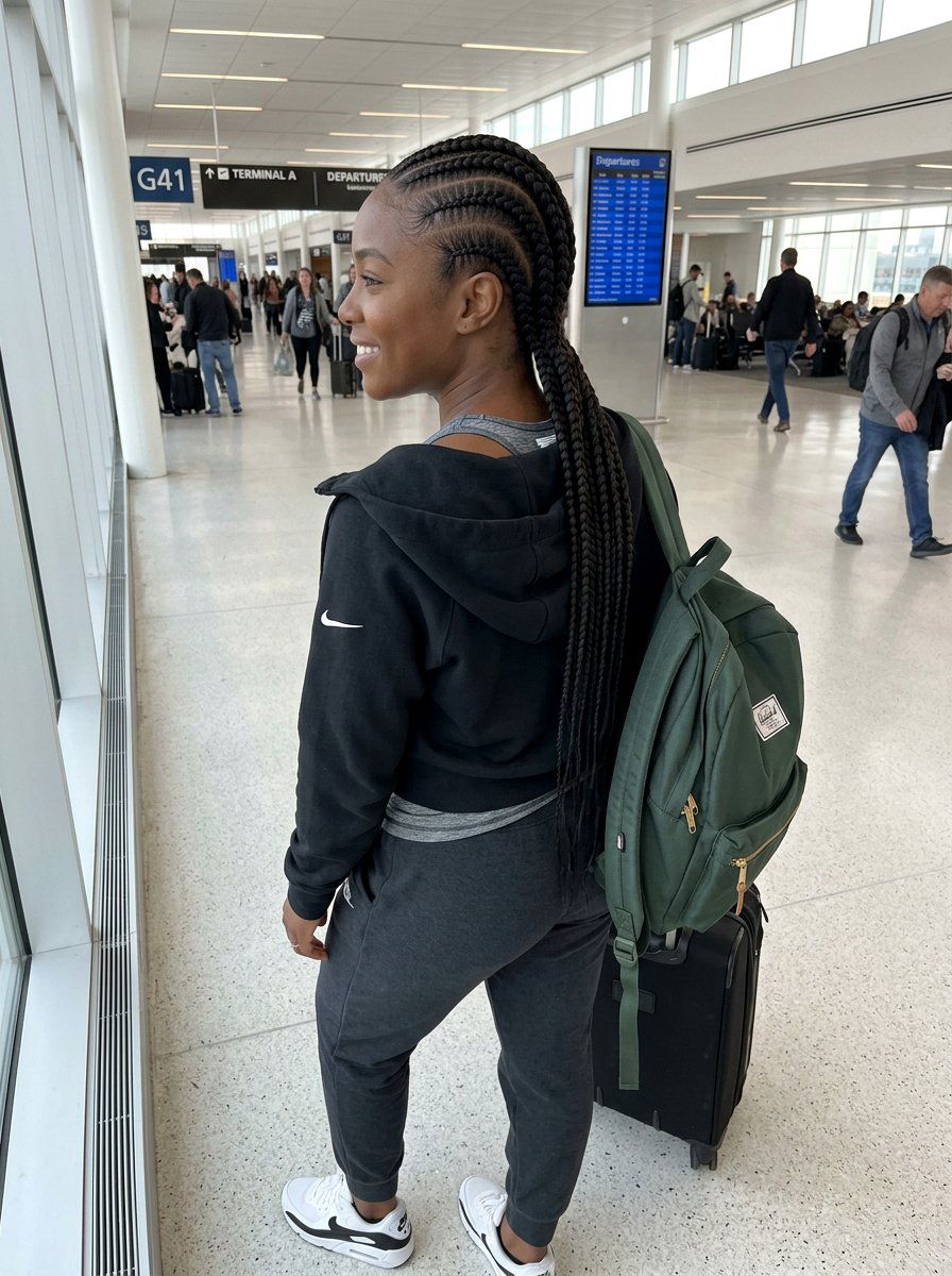 Cornrow Braids Straight Back - 20 protective braid styles for vacation - 20 protective braid styles for vacation