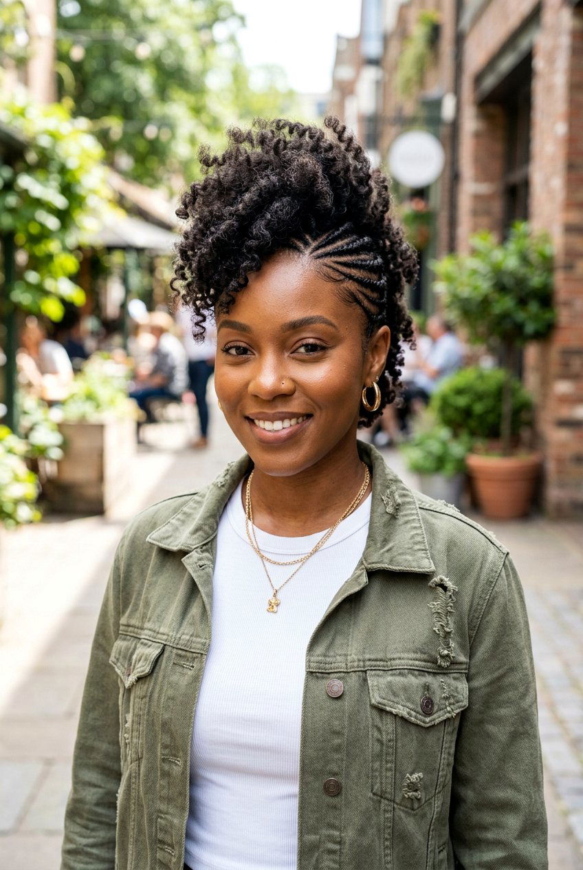 Cornrow Mohawk Braid for Black Women - 20 soft mohawk braid hairstyle for black women - 20 soft mohawk braid hairstyle for black women