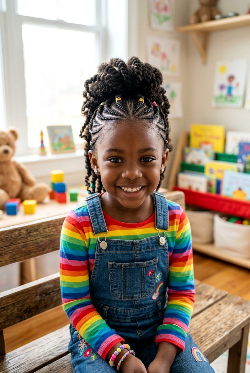 Cornrow Mohawk For Little Girls - 20 cornrow styles for little girls - 20 cornrow styles for little girls