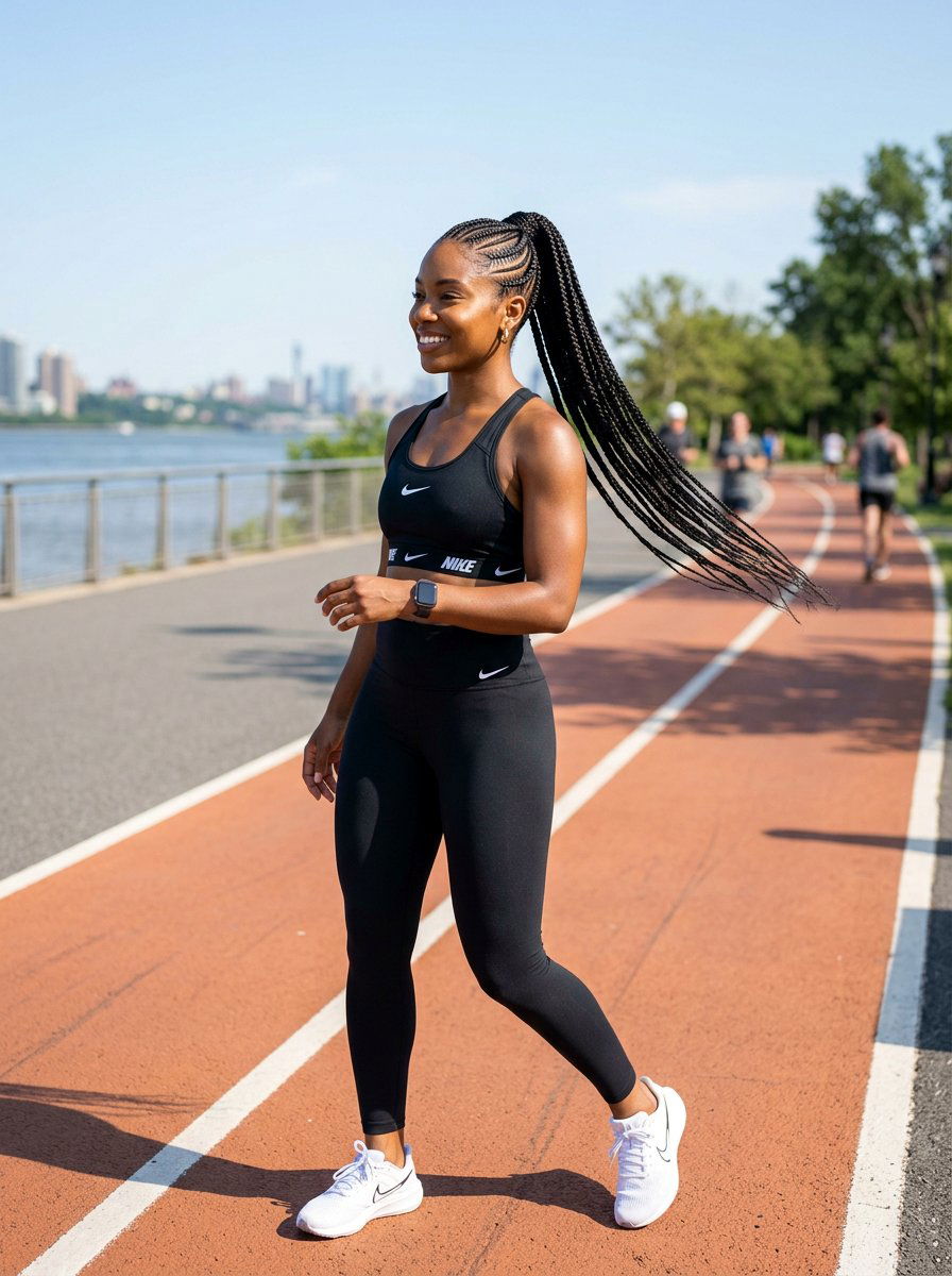 Cornrow Ponytail - 20 trending hairstyle ideas for black women - 20 trending hairstyle ideas for black women