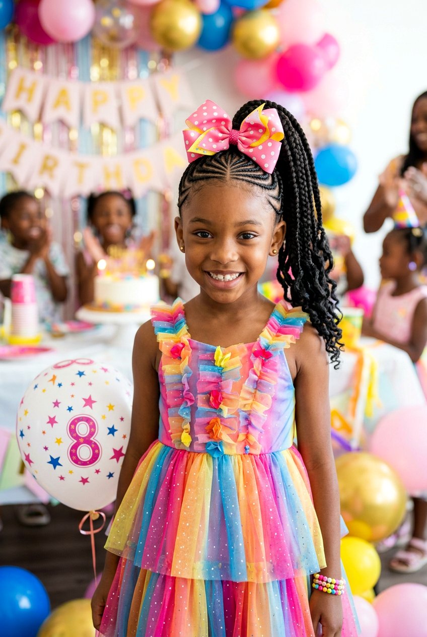 Cornrow Ponytail For Girls - 20 birthday braid styles for girls - 20 birthday braid styles for girls