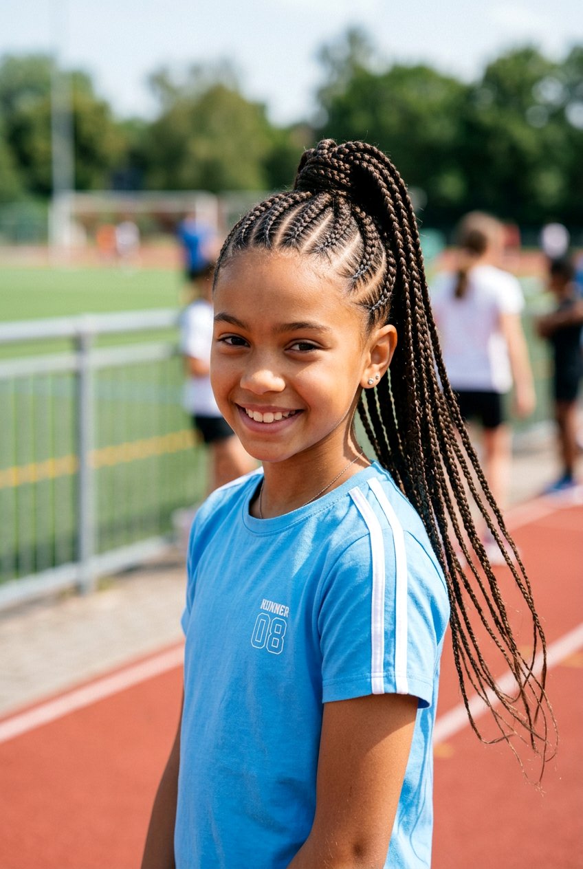 Cornrow Ponytail For Mixed Girls - 20 braid styles for mixed girls - 20 braid styles for mixed girls