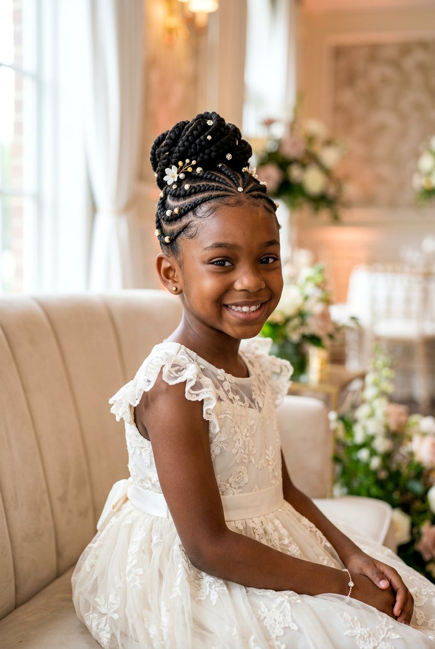 Cornrow Updo For Little Girls - 20 cornrow styles for little girls - 20 cornrow styles for little girls