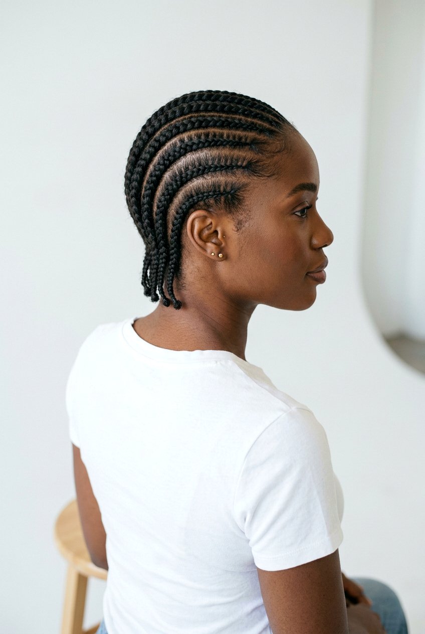 Cornrows Straight Back Without Extensions - 20 easy protective styles without extensions - 20 easy protective styles without extensions